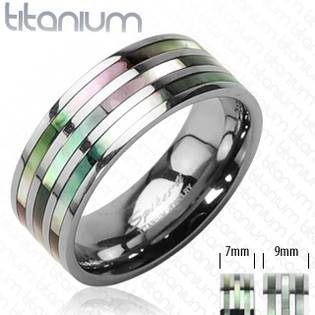 TT1009 Dámský snubní prsten titan