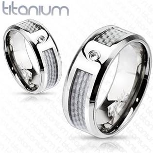 TT1033 Dámský snubní prsten titan
