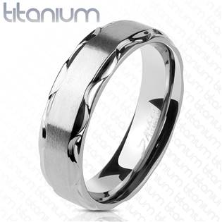 TT1045 Dámský snubní prsten titan
